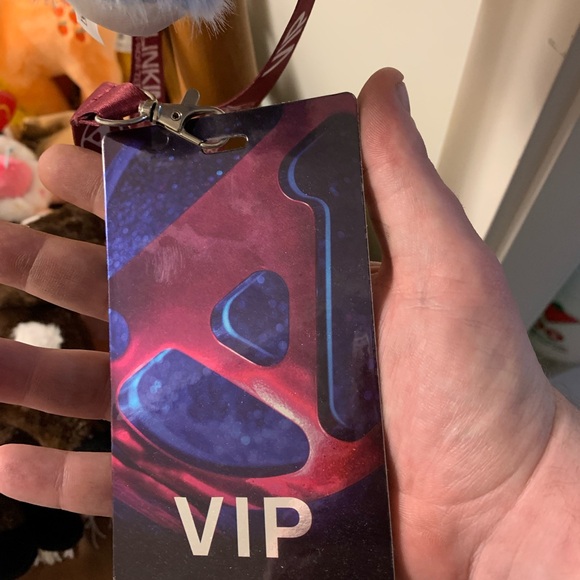 Link VIP Pass with Red and Blue Design - Picture 2 of 2